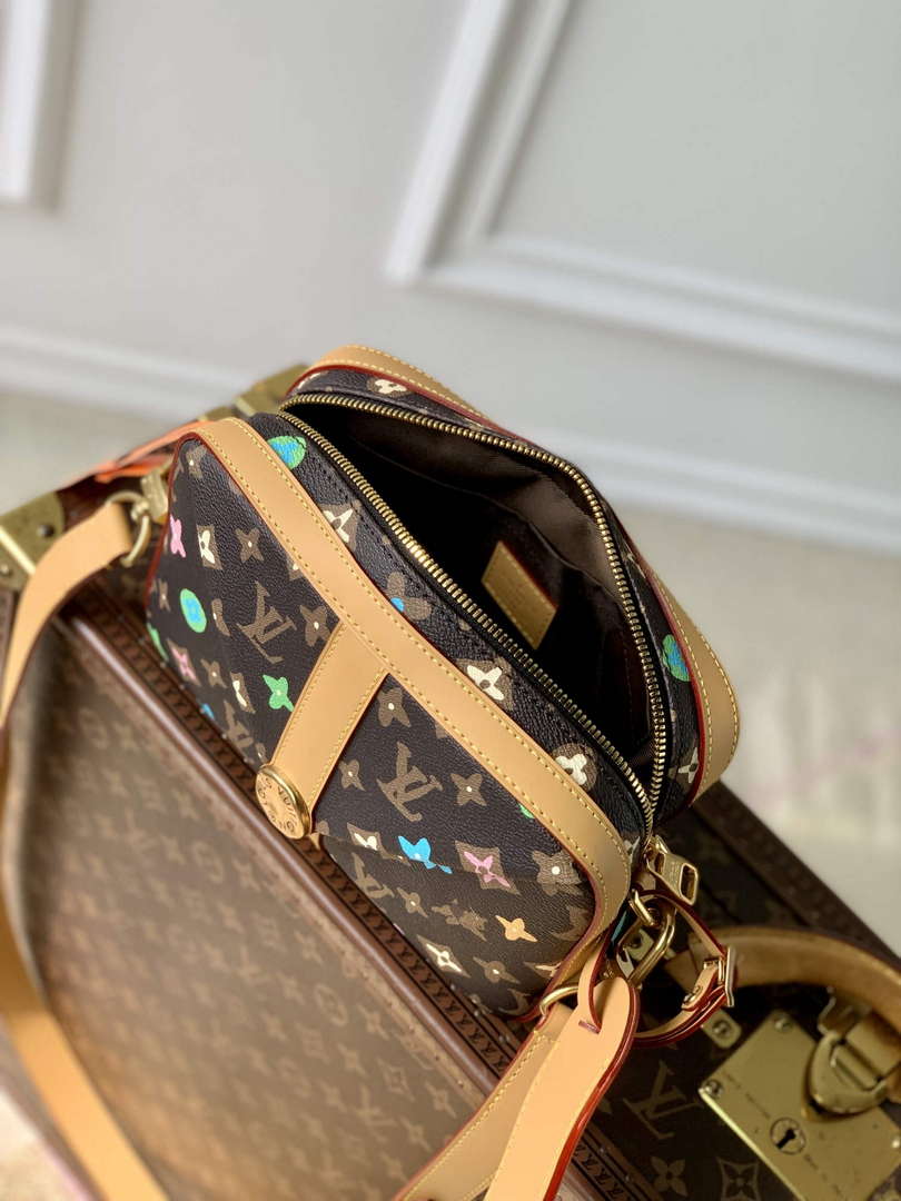 LV M24820 Louis Vuitton Envelope Messenger Cross-body Bag Chocolate - Default Title - View 9