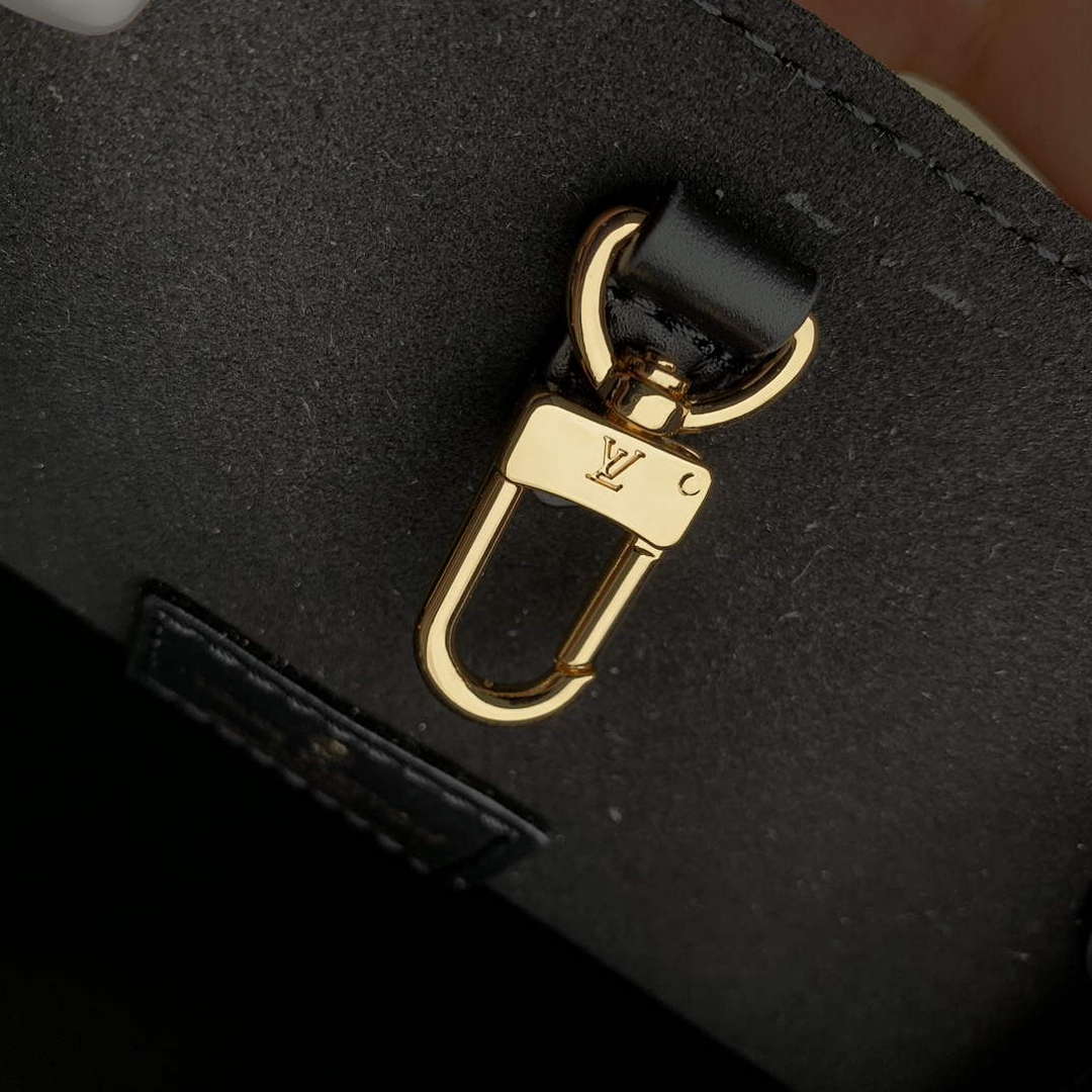 LV M24834 Louis Vuitton OnTheGo MM Bag Black - Default Title - View 7