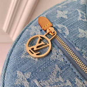LV M24846 Louis Vuitton Loop Bag Sky Blue Monogram denim - Default Title - View 5