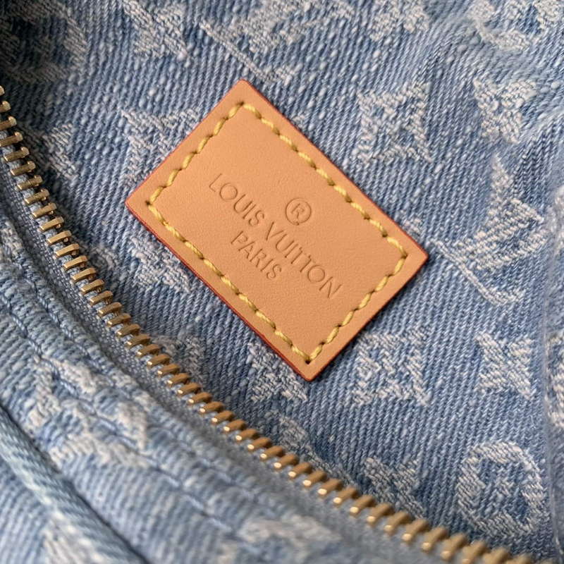 LV M24846 Louis Vuitton Loop Bag Sky Blue Monogram denim - Default Title - View 8