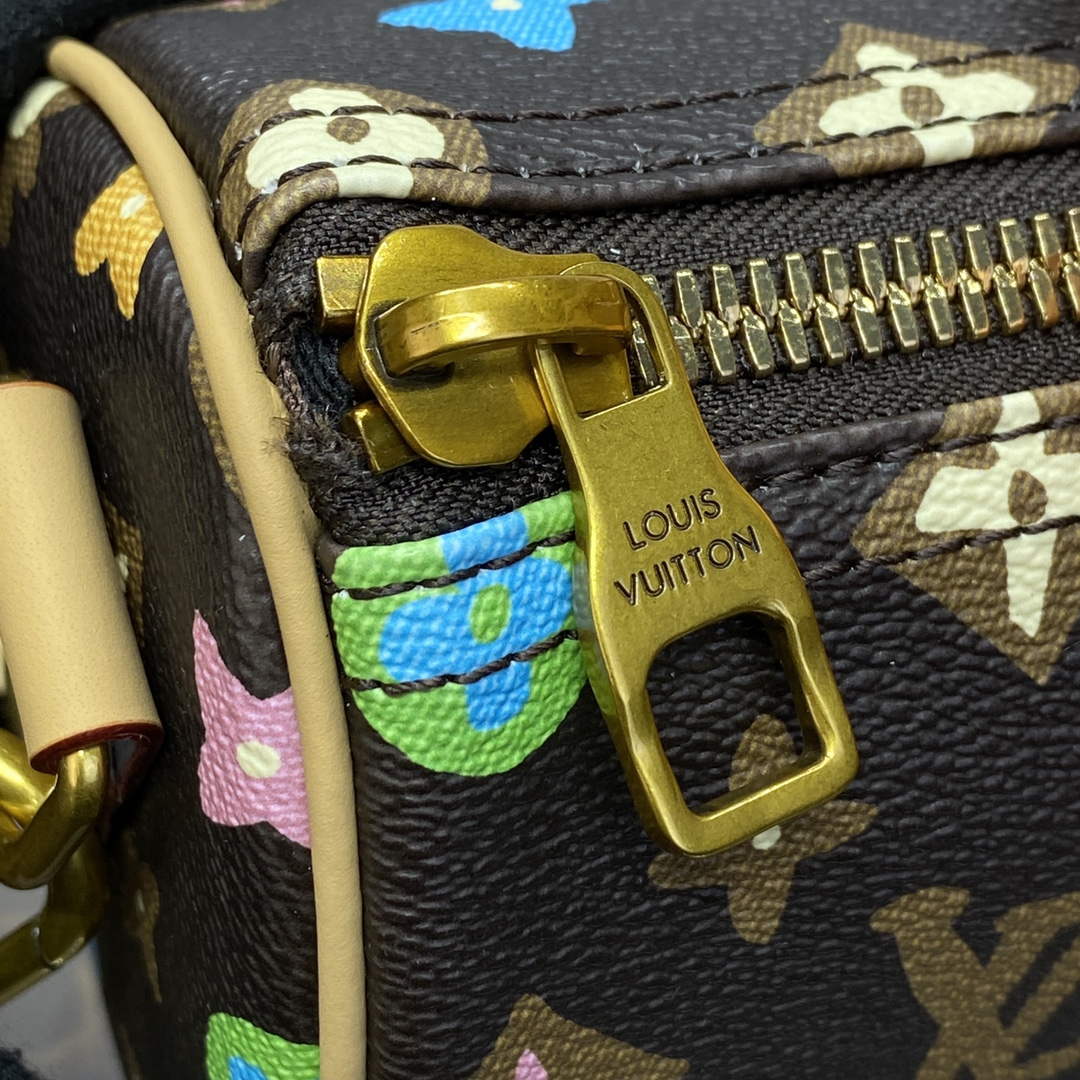 LV M24849 Louis Vuitton Keepall Bandouliere 25 Bag Chocolate