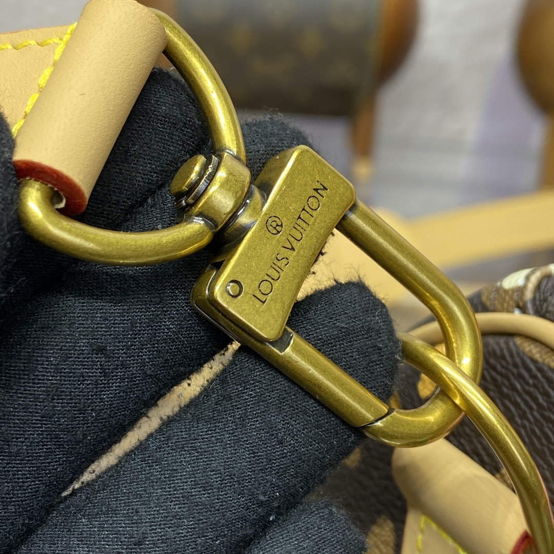 LV M24849 Louis Vuitton Keepall Bandouliere 25 Bag Chocolate - Default Title - View 6