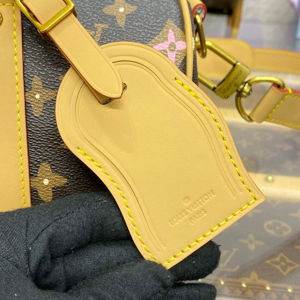 LV M24849 Louis Vuitton Keepall Bandouliere 25 Bag Chocolate