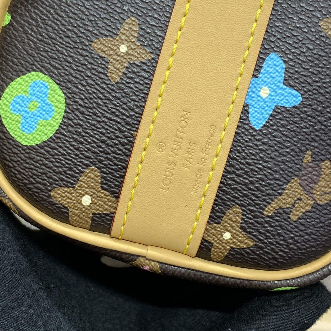 LV M24849 Louis Vuitton Keepall Bandouliere 25 Bag Chocolate - Default Title - View 9