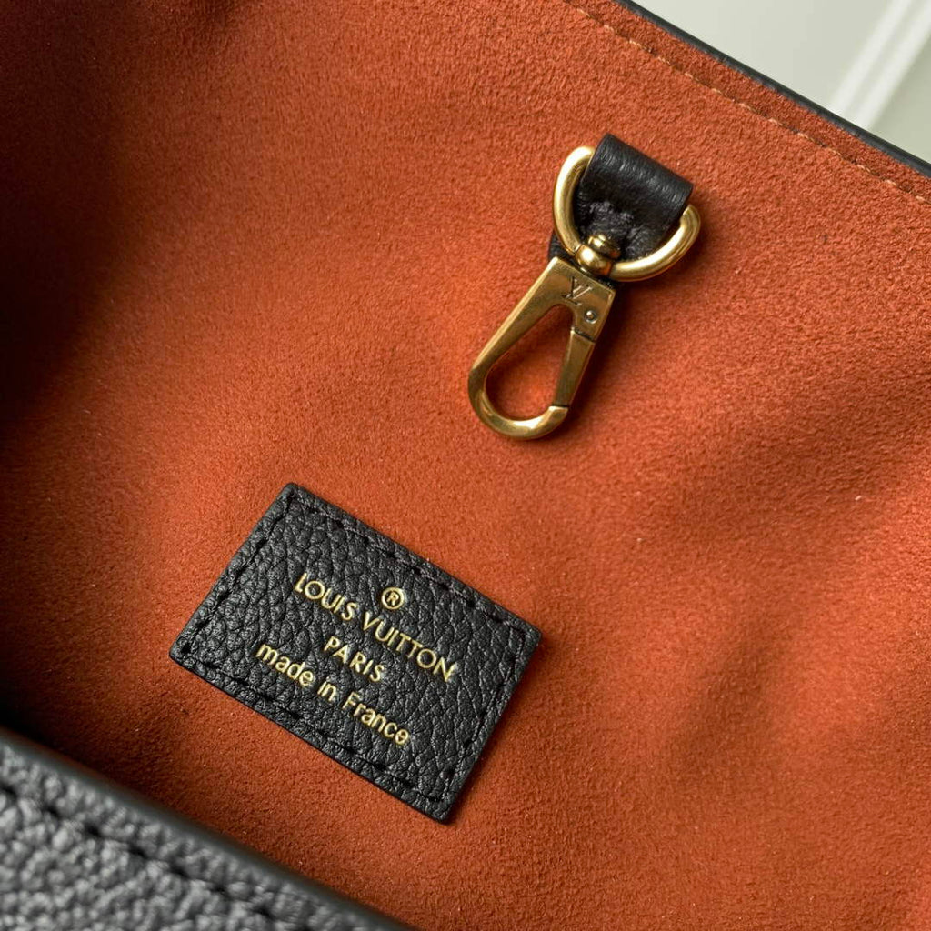 LV M24856 Louis Vuitton Low Key Hobo MM Handbag Black