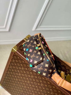 LV M24858 Louis Vuitton Rush Bumbag Chocolate - Default Title - View 2