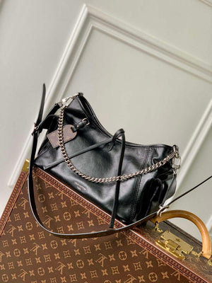 LV M24861 Louis Vuitton CarryAll Cargo PM Handbag Black - Default Title - View 1