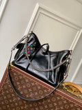 LV M24861 Louis Vuitton LV x TM CarryAll Vibe PM Handbag Black