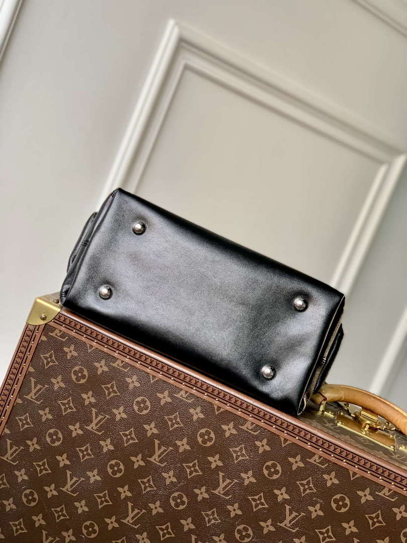 LV M24861 Louis Vuitton LV x TM CarryAll Vibe PM Handbag Black - Default Title - View 5