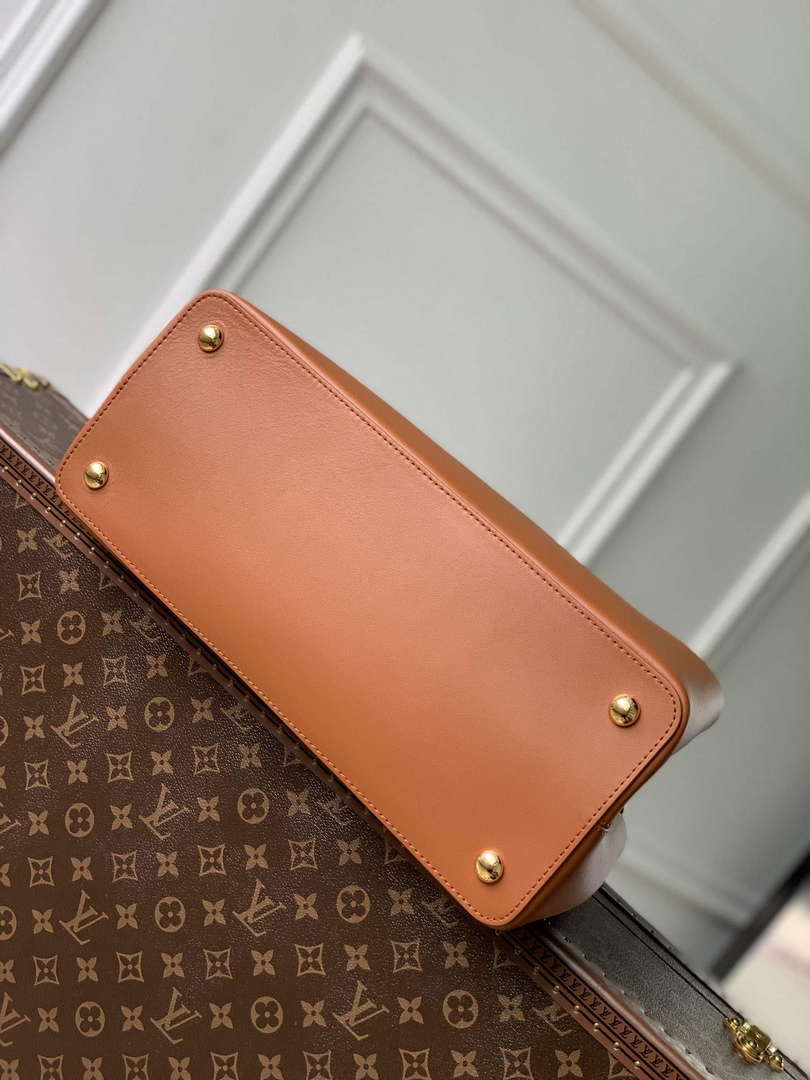 LV M24879 Louis Vuitton Capucines GM Souple Handbag Cognac - Default Title - View 4