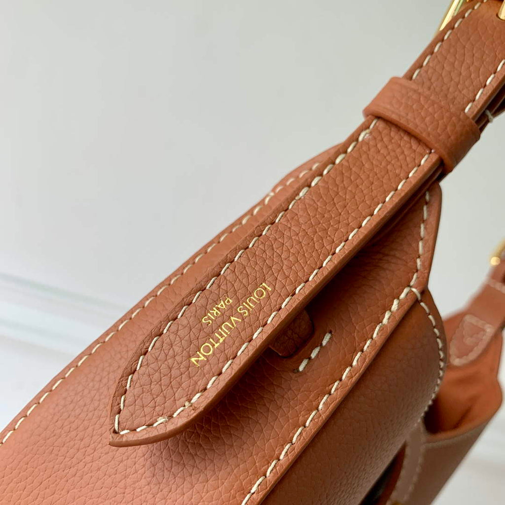 LV M24885 Louis Vuitton Low Key Shoulder Bag Cognac Brown