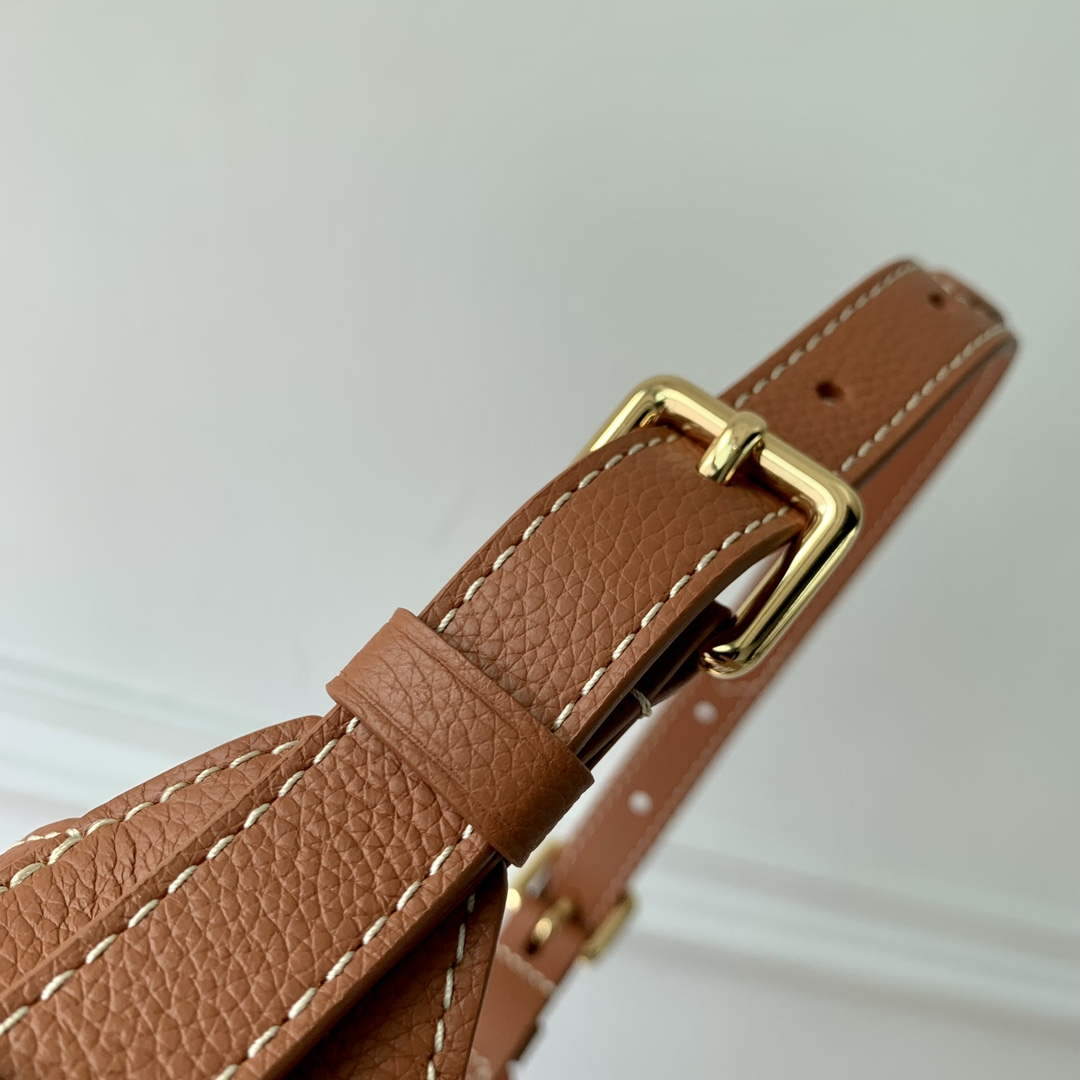 LV M24885 Louis Vuitton Low Key Shoulder Bag Cognac Brown