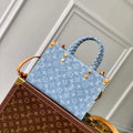 LV M24897 Louis Vuitton Let Go PM Bag Sky Blue Monogram denim - Default Title - View 1
