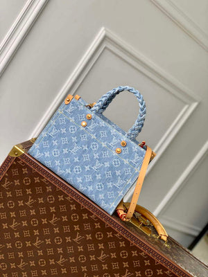 LV M24897 Louis Vuitton Let Go PM Bag Sky Blue Monogram denim - Default Title - View 3