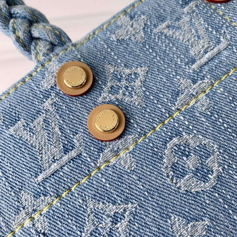 LV M24897 Louis Vuitton Let Go PM Bag Sky Blue Monogram denim