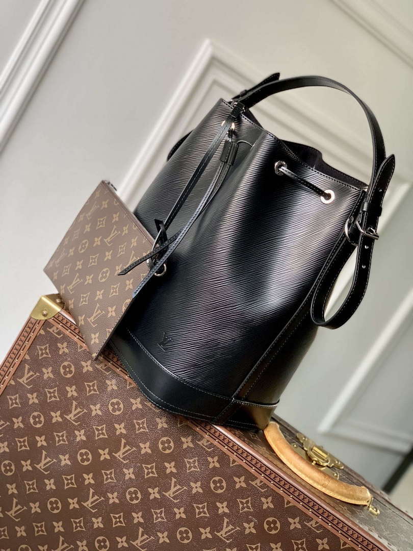 LV M24932 Louis Vuitton No¨¦ MM Bucket Bag Black - Default Title - View 2