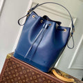 LV M24932 Louis Vuitton No¨¦ MM Bucket Bag Blue - Default Title - View 1