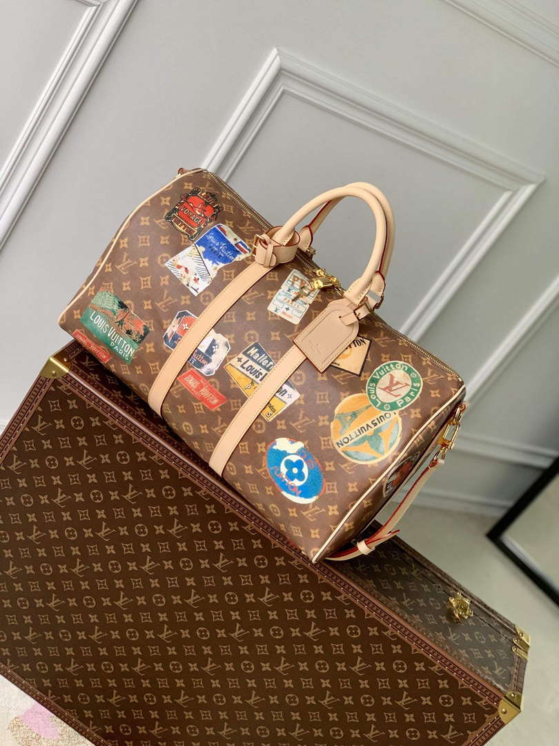 LV M24960 Louis Vuitton Keepall Bandouliere 45 Travel Bag Monogram - Default Title - View 2