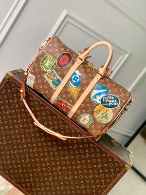 LV M24960 Louis Vuitton Keepall Bandouliere 45 Travel Bag Monogram - Default Title - View 3