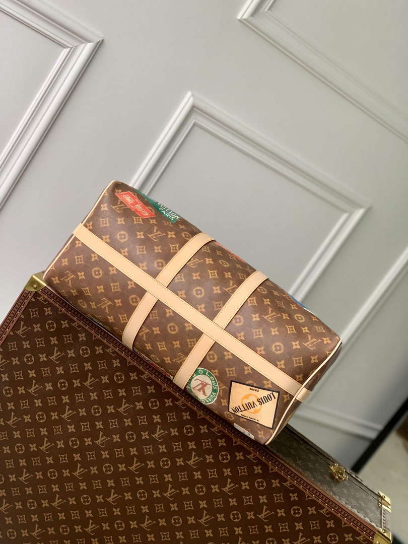 LV M24960 Louis Vuitton Keepall Bandouliere 45 Travel Bag Monogram - Default Title - View 4