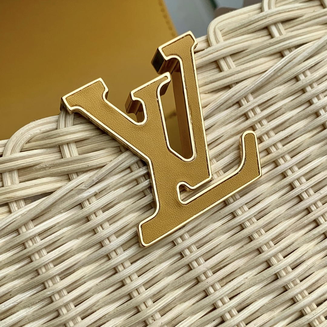 LV M24976 Louis Vuitton Capucines BB Golden Yellow