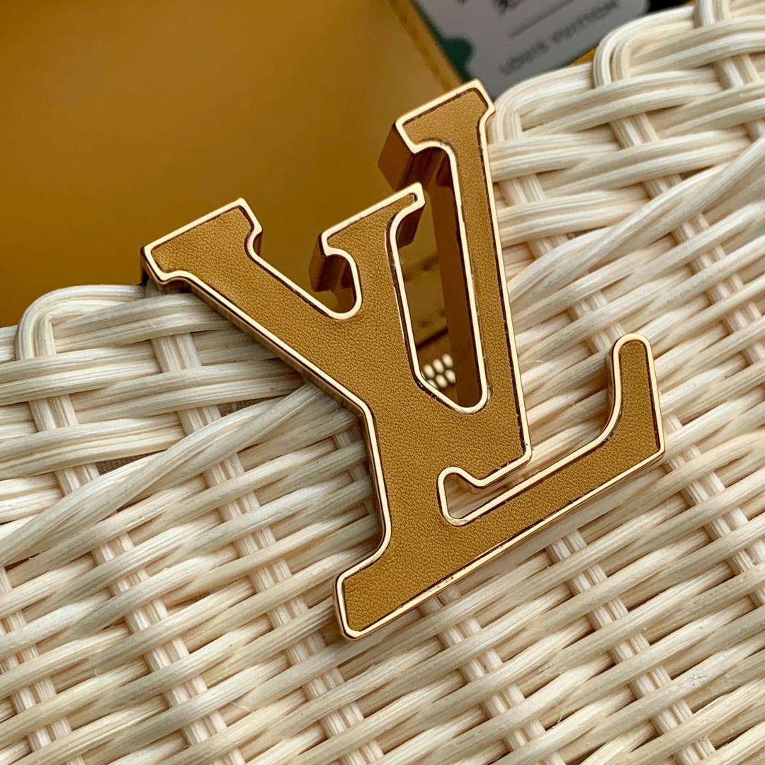 LV M24976 Louis Vuitton Capucines Mini Golden Yellow