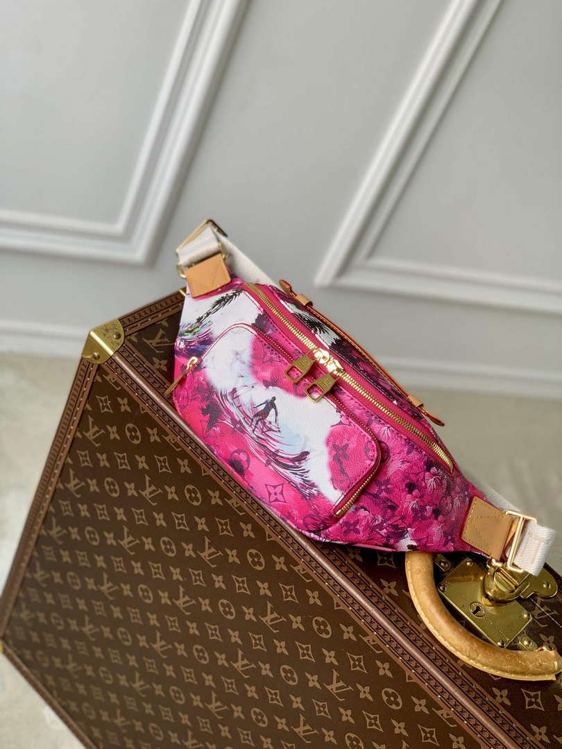 LV M24987 Louis Vuitton Rush Bumbag Pink - Default Title - View 1