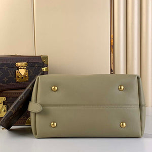 LV M24988 Louis Vuitton Low Key Hobo MM Handbag Green - Default Title - View 4
