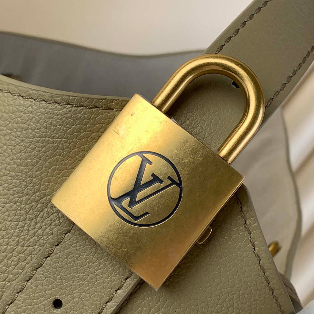 LV M24988 Louis Vuitton Low Key Hobo MM Handbag Green
