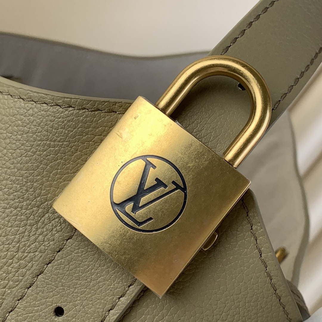 LV M24988 Louis Vuitton Low Key Hobo MM Handbag Green - Default Title - View 6