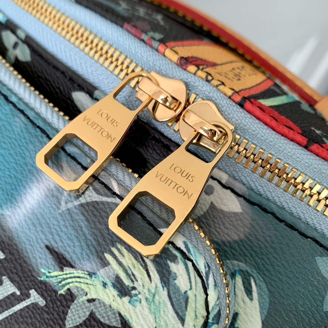 LV M24992 Louis Vuitton Rush Bumbag Navy Blue - Default Title - View 5