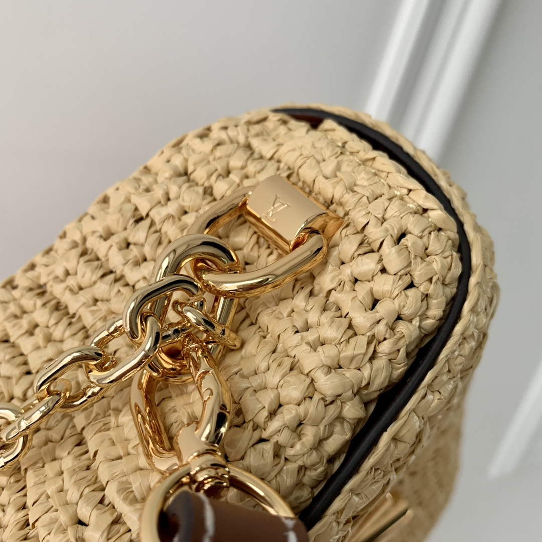 LV M25030 Louis Vuitton Twist West Bag Natural/Tan - Default Title - View 6