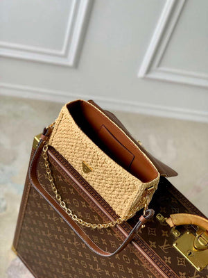 LV M25030 Louis Vuitton Twist West Bag Natural/Tan - Default Title - View 9