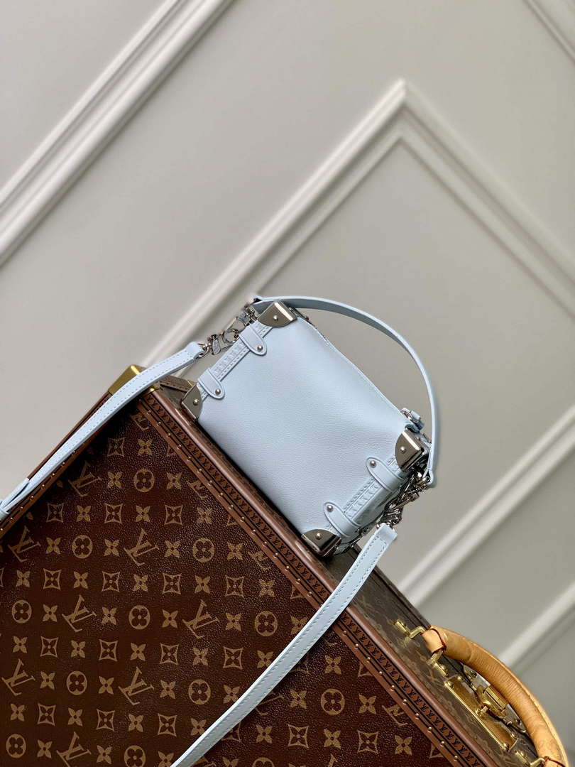 LV M25067 Louis Vuitton Side Trunk PM Bag Olympe Blue - Default Title - View 3