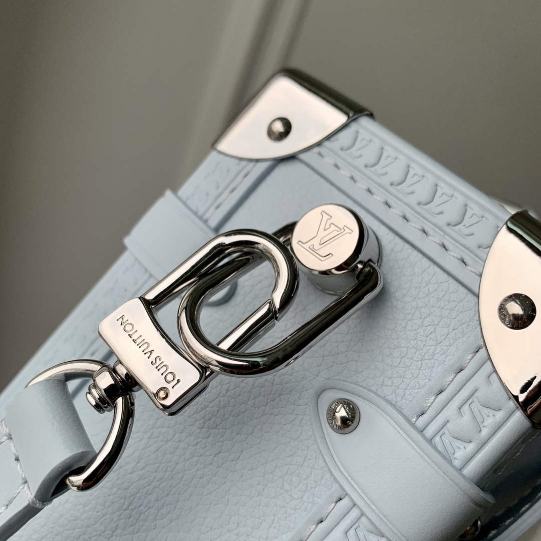 LV M25067 Louis Vuitton Side Trunk PM Bag Olympe Blue - Default Title - View 5