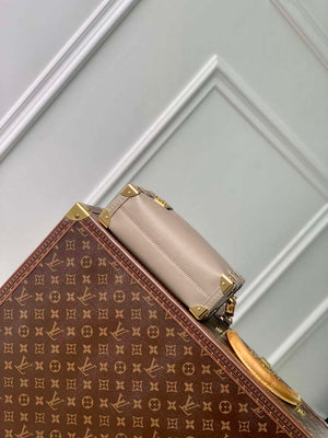 LV M25072 Louis Vuitton Side Trunk MM Handbag Taupe - Default Title - View 4