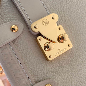 LV M25072 Louis Vuitton Side Trunk MM Handbag Taupe - Default Title - View 5