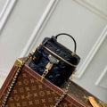 LV M25123 Louis Vuitton Vanity PM Handbag Black - Default Title - View 1
