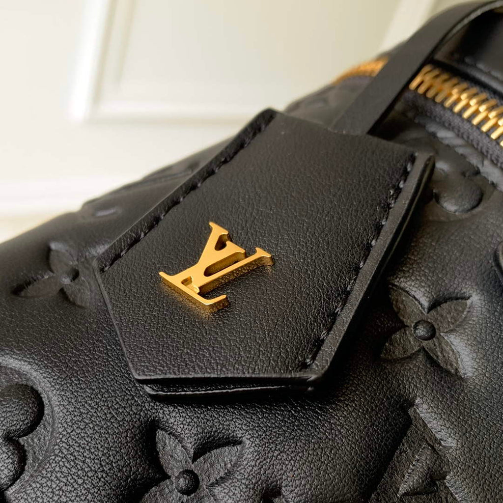 LV M25123 Louis Vuitton Vanity PM Handbag Black