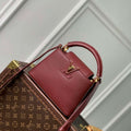 LV M25128 Louis Vuitton Capucines Mini Handbag Griotte Red - Default Title - View 1