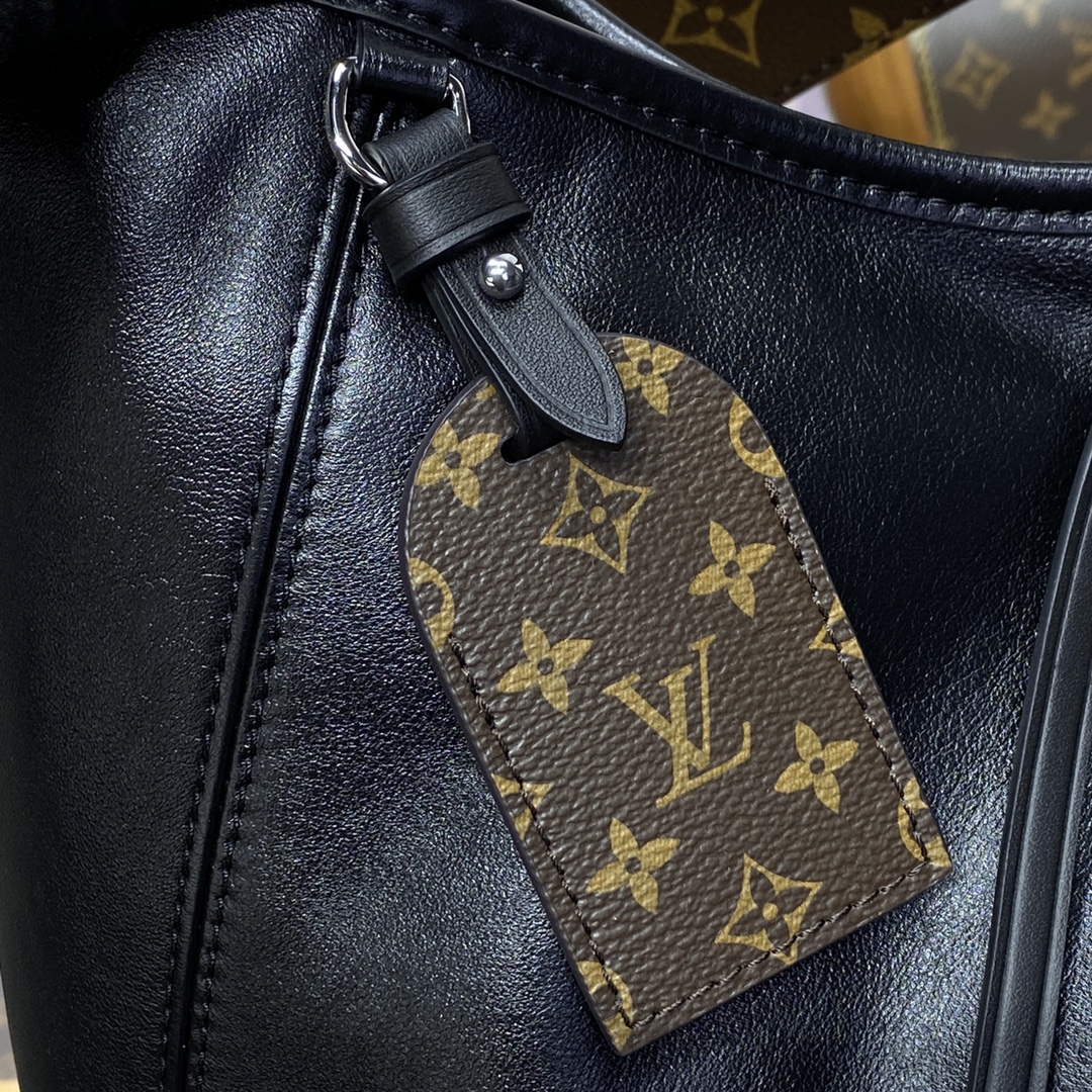 LV M25143 Louis Vuitton CarryAll Dark MM Bag Black - Default Title - View 5