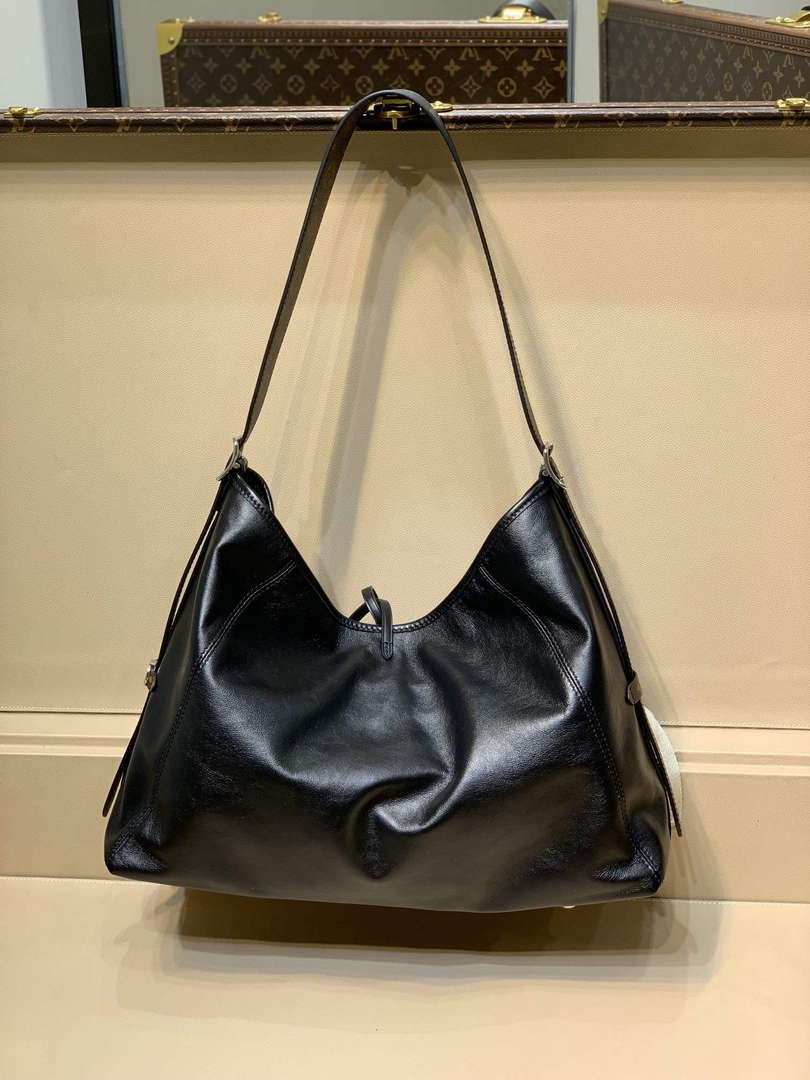 LV M25143 Louis Vuitton CarryAll Dark MM Handbag Black - Default Title - View 2