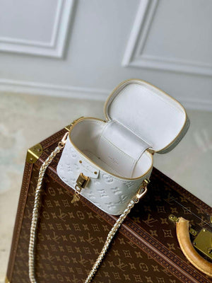 LV M25219 Louis Vuitton Vanity PM Handbag Cream - Default Title - View 9