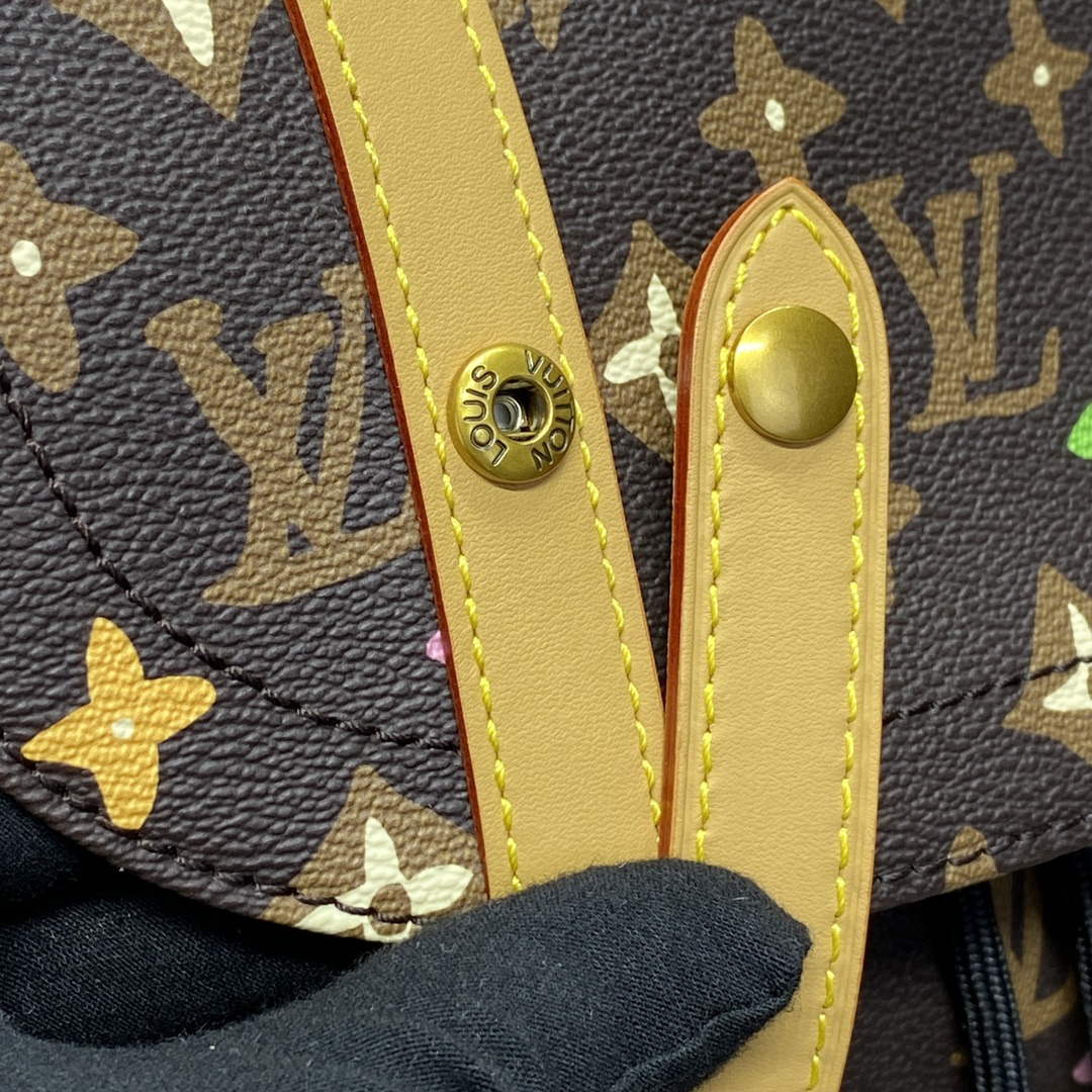 LV M25240 Louis Vuitton Christopher MM Backpack Chocolate - Default Title - View 5
