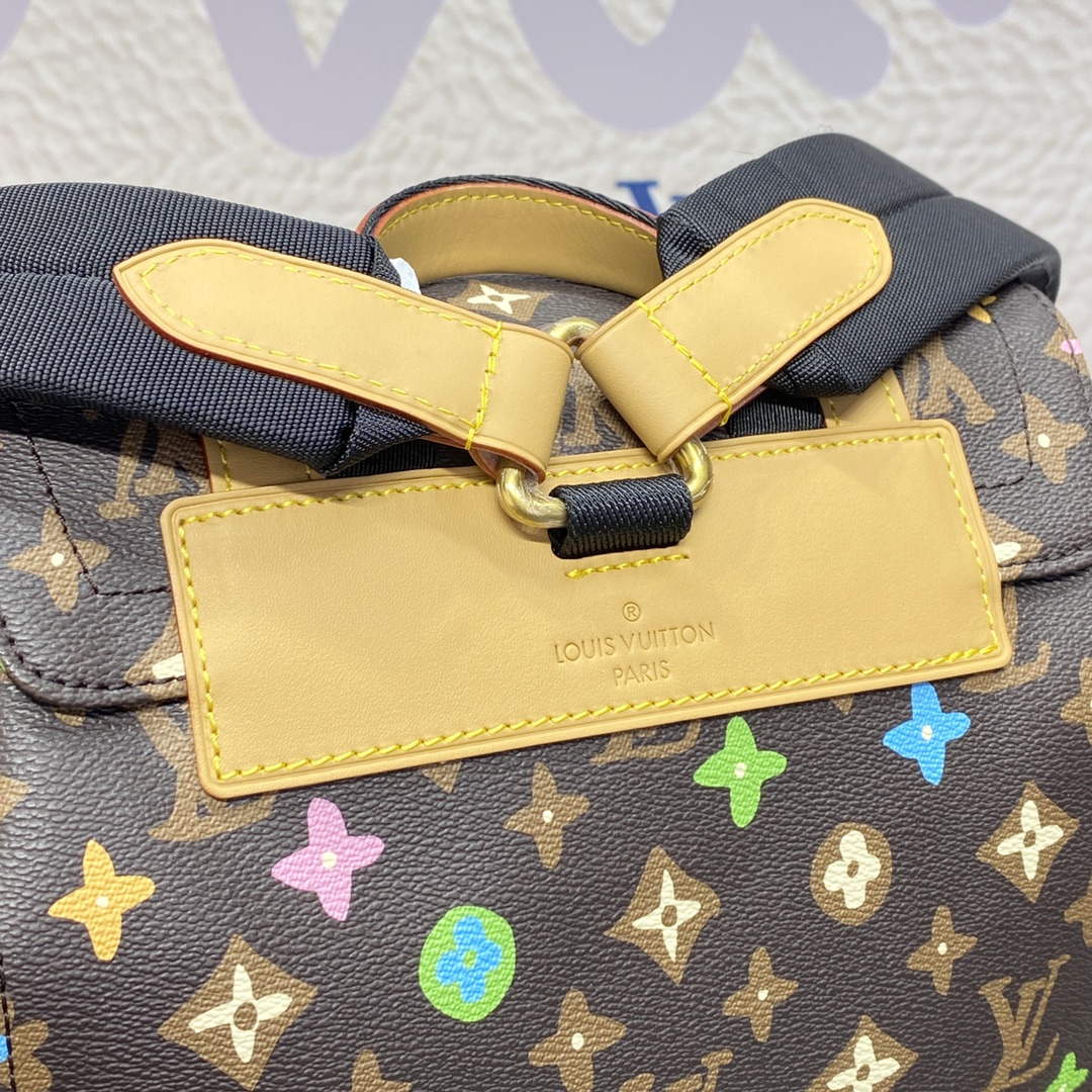 LV M25240 Louis Vuitton Christopher MM Backpack Chocolate - Default Title - View 7