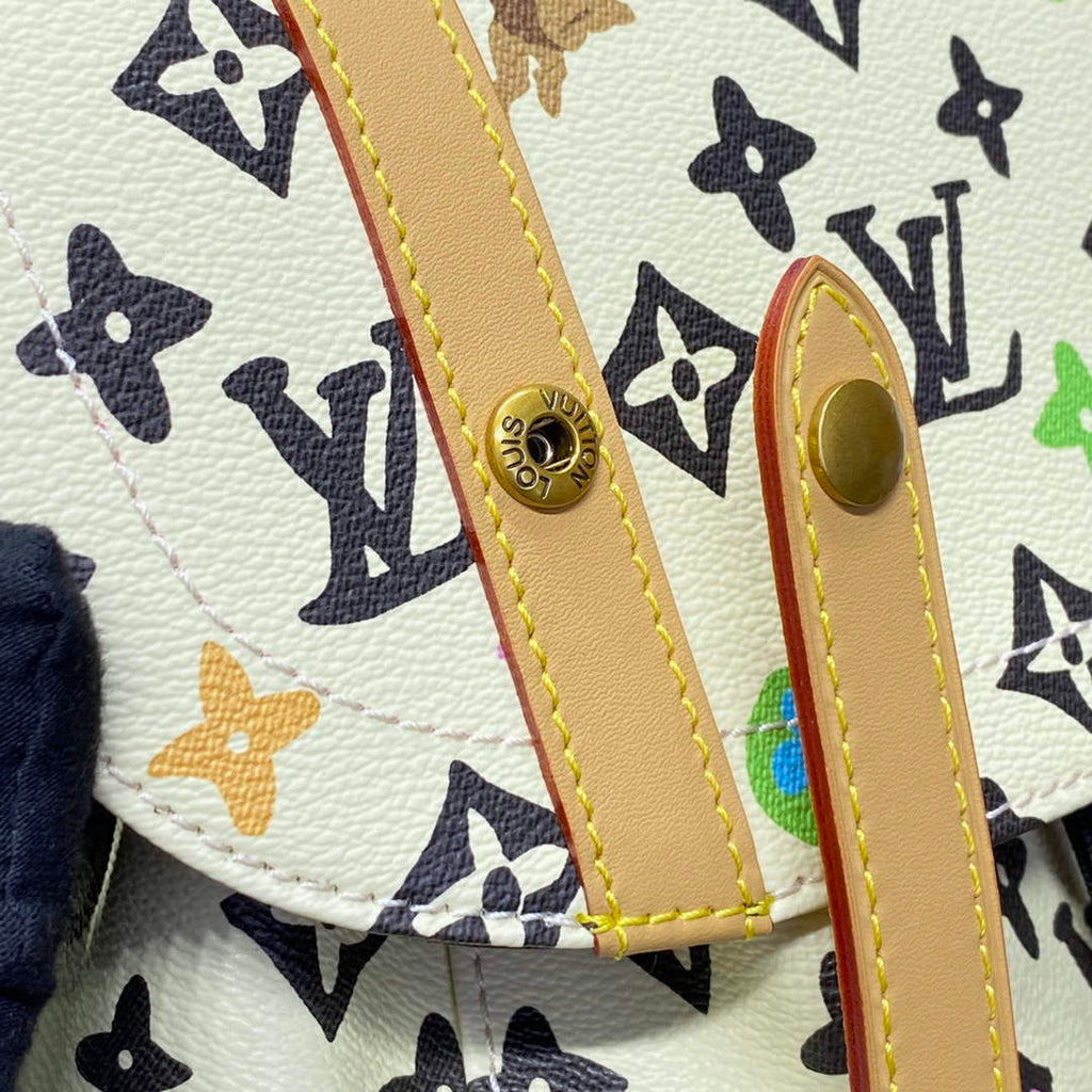 LV M25240 Louis Vuitton Christopher MM Backpack Vanilla