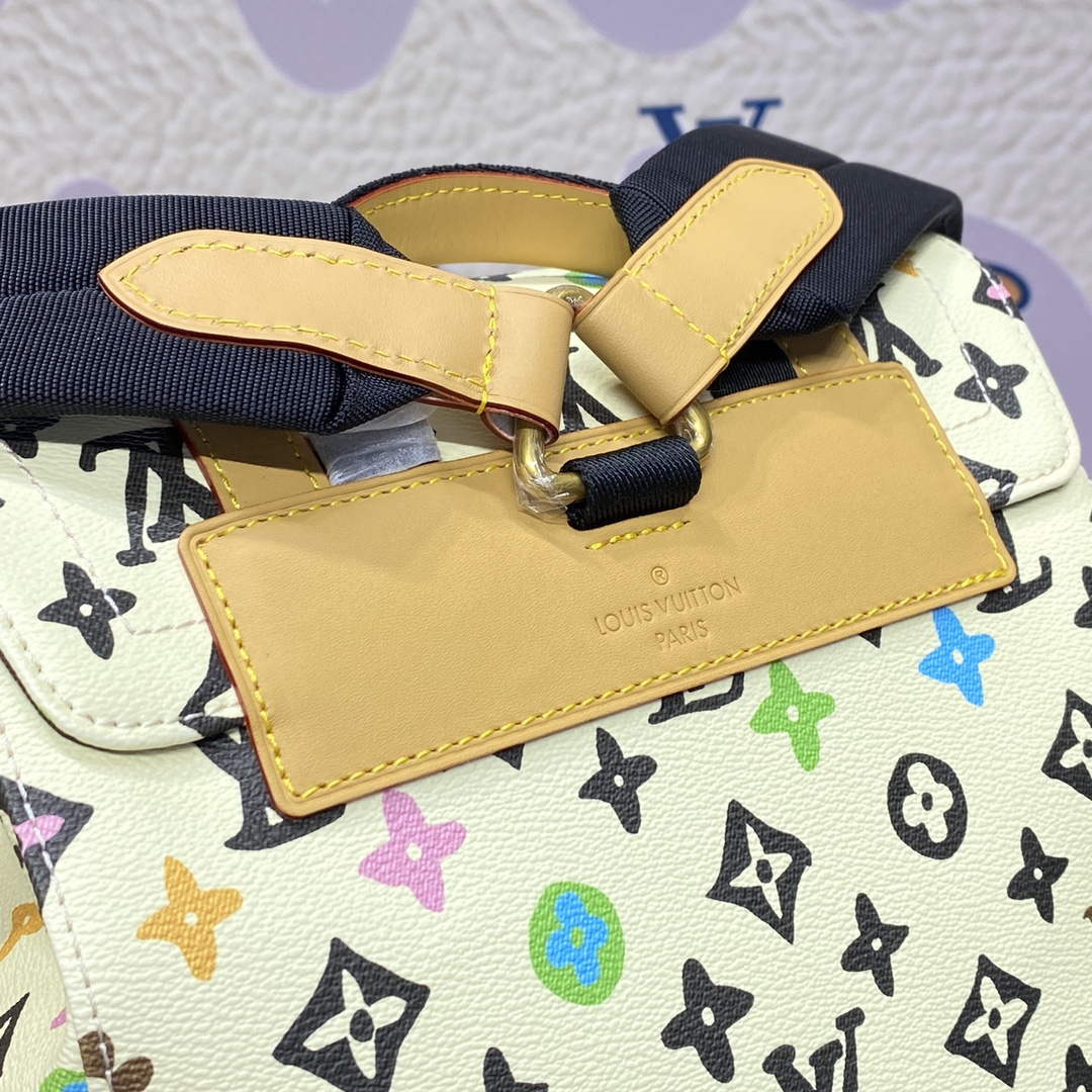 LV M25240 Louis Vuitton Christopher MM Backpack Vanilla