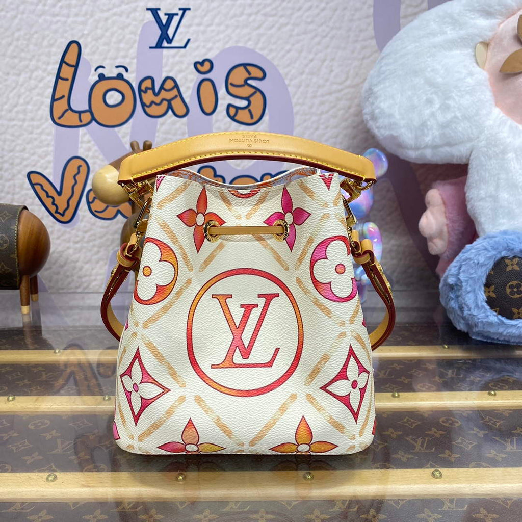 LV M25315 Louis Vuitton N¨¦ono¨¦ BB Bucket Bag Coral