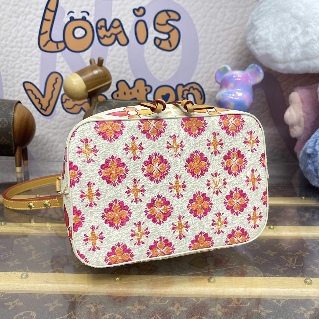LV M25315 Louis Vuitton N¨¦ono¨¦ BB Bucket Bag Coral