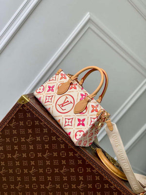 LV M25318 Louis Vuitton OnTheGo East West Handbag Coral - Default Title - View 4